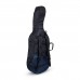 4/4 Cello Gig Bag with Padded Backpack Straps, Deluxe Series with 20mm padded in Black Grey, Black Blue, or Black Red 