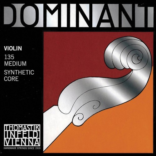 Thomastik Dominant 4/4 Violin String Set - Medium Gauge - Aluminum/Steel Ball-End E