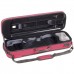 Bam Stylus 5001S 4/4 Violin Case with Red Exterior and Silver Interior