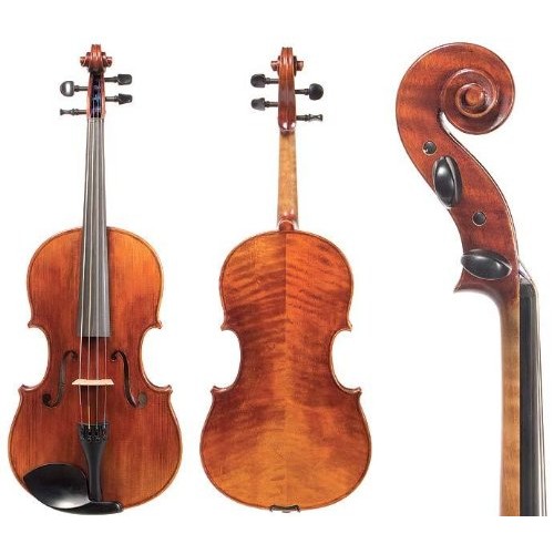 Strad Model 680  Viola 16''  Outfit with Bow, Helicore Strings, Bow, Shoulder Rest, and Rosin. 16'' inch