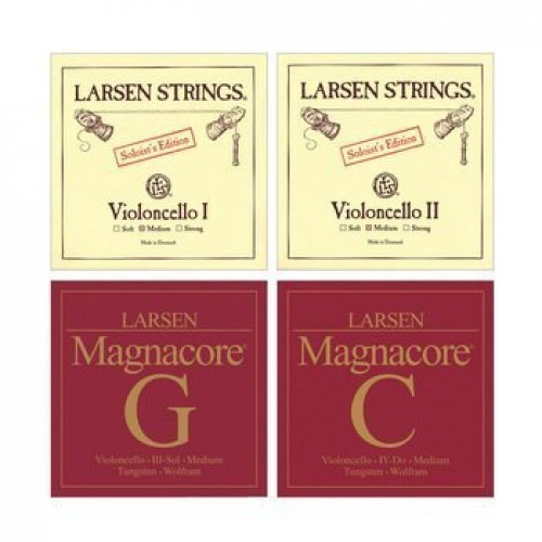 Larsen Magnacore Soloist 4/4 Cello String Set - Medium